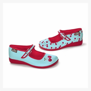 Hot Chocolate Design Cherry Womens Mary Jane Flat Shoes - Slip-on Shoe