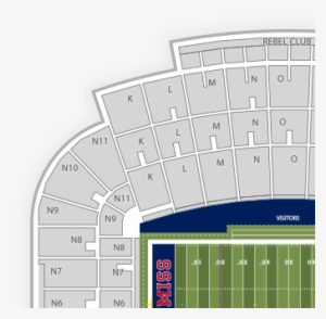 Ole Miss Rebels Football Seating Chart Find Tickets - Vaught-hemingway Stadium