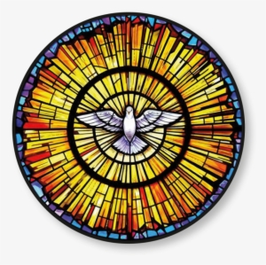Dove Holy Spirit - Stained Glass Church Dove