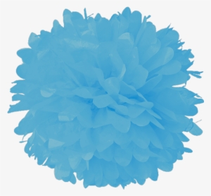 Powder Blue Tissue Pom Poms - Turquoise Blue 10 Inch Tissue Paper Flower Pom-pom