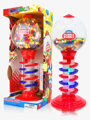 Sweet N Fun Light And Sound Spiral Gumball Bank With - 18 Inch Gumball Machine