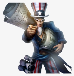 Uncle Ryze Skin Lol American Png Image - League Of Legends Skins Png
