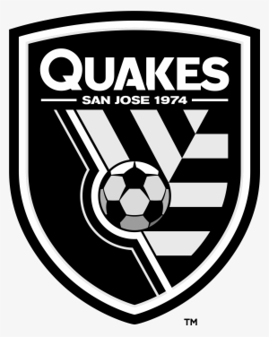 San Jose Earthquakes Logo Black And White - Sj Earthquakes Logo Png