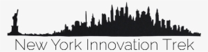 Outline Of New York City With The Words New York Innovation - New York Skyline
