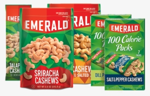 Cashews - Emerald Salt & Pepper Cashews 100 Calorie Packs