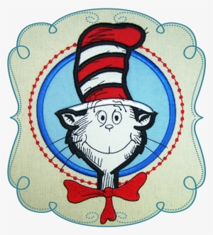 Cat In The Hat Applique Machine Embroidery Design Pattern-instant - Machine Embroidery