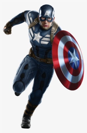 Catws Cap Running Render - Captain America Avenger Png