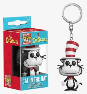Cat In The Hat Pop Keychain