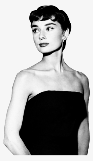 Audrey Hepburn Side View - Audrey Hepburn Strapless Dress