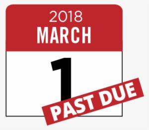 2018 March 1, Past Due - Past Due Stamp