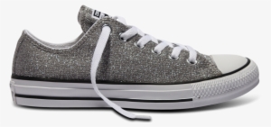 Chuck Taylor All Star Sparkle Knit Low Silver - Shoe