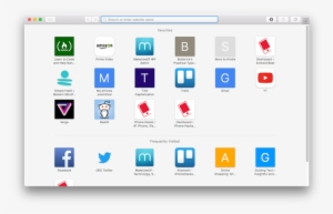 Customize The Favorites Screen - Safari Mac