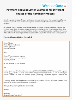 Payment Follow Up Letter Main Image - Payment Reminder Follow Up Letter For Payment
