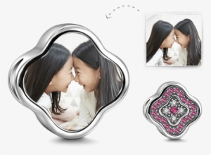 Charms Soufeel Plum Blossom Personalized Photo Charm
