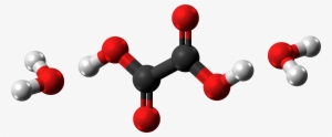 Oxalic Acid Dihydrate Molecules Ball From Xtal - Acid
