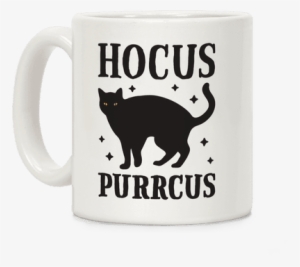 Hocus Purrcus Cat Coffee Mug - Halloween Cat Puns