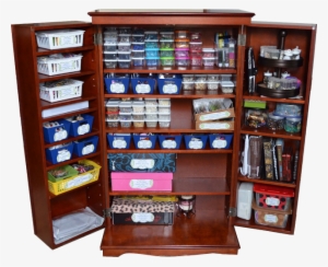Bead Storage Solution - Repurpose Vhs Cabinet