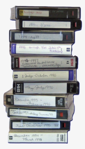 Vhs Tape Png - 8mm Camcorder Tapes