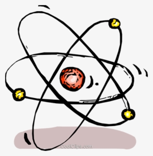Atoms/molecules Royalty Free Vector Clip Art Illustration - Atom