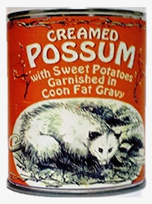 Creamed Possum In Coon Fat Gravy Garnished With Sweet - Creamed Possum