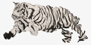 Tiger Jumping Burned - Animal Jam Clans