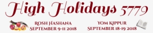 High Holidays With Chabad - Chabad Of The Venetian And Sunset Islands