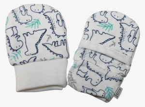 Newborn No Scratch Stay On Mitten With Velcro - Infant