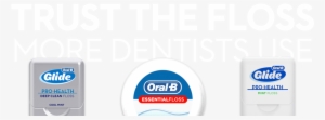 Dental Floss, Dental Tape And Floss Picks - Oral-b Glide Pro-health Mint Floss 3 Ct Carded Pack