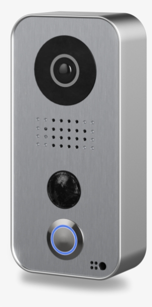 And Lighting Hands-free From Anywhere In The World - Doorbird - Video Door Station-strato Silver Edition