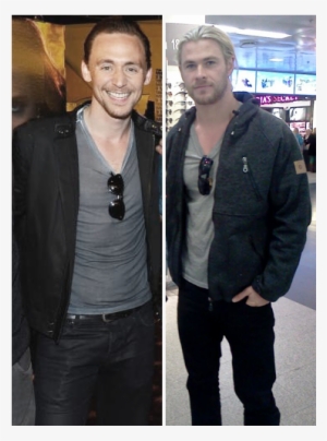 Tom Hiddleston & Chris Hemsworth <3 - Gentleman