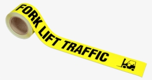Fork Lift Traffic Warning Tape - Strap