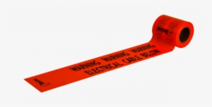 underground marking tape warning electrical cable below - electrical cable
