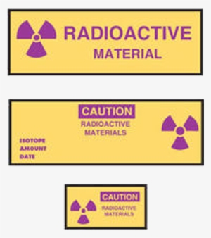 Tape, Caution, Radioactive Materials, 180 Ft/roll - Radioactive Decay