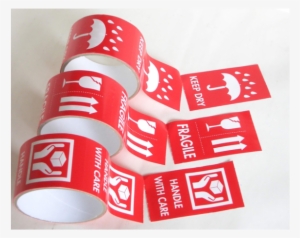 Caution / Warning Used Roll Stick Printed Adhesive - Adhesive Tape
