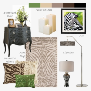 Zebra Green Moodboard