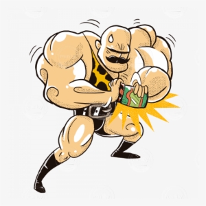 A Strong And Muscled Man Trying To Open A Pickles Pot - Man