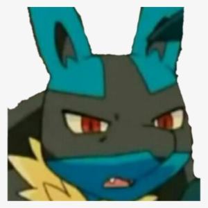 Lucario Pokemon Transparent What Meme Why Nintendo - Lucario Face Meme