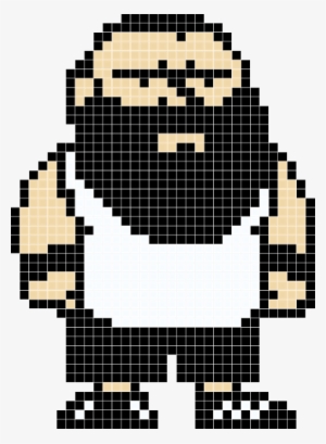 Never Miss A Moment - Pixel Art Fat Man