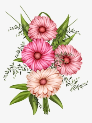 monotonous clipart of flowers