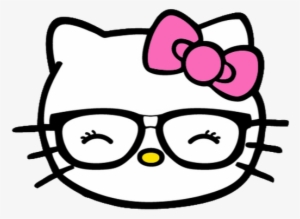 Photo - Hello Kitty With Glasses Decal