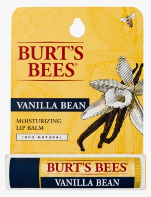 Burt's Bees 100% Natural Moisturizing Lip Balm, Vanilla - Burt's Bees Lip Balm - Vanilla Bean - 0.15 Oz