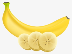 Sliced Banana Clip Art