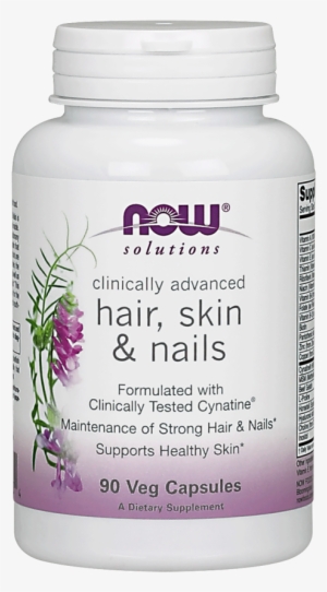 Hair, Skin & Nails Capsules - Now Foods Hair, Skin & Nails, Solutions 90 Caps
