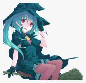 Witch Anime Girl Render