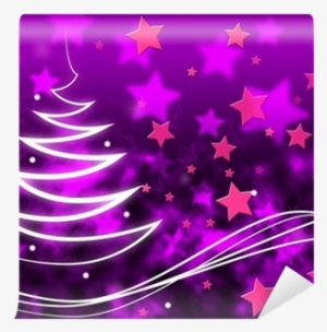 Purple Stars Background Means Night Sky And Zigzag - Stock Photography