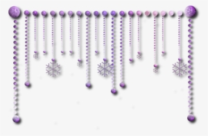 Purple Stars - Snowflake