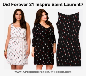 Lipstick Dresses By Forever 21 And Saint Laurent - March 2011 Calendar Printable
