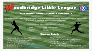Fall Instructional Softball & Baseball - Little League Baseball