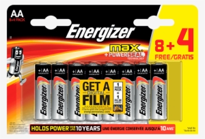 8 4 Max Aa - Energizer Alkaline Battery Aa 1.5 V Max 12-promotional