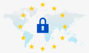The Gdpr Harmonizes Data Privacy Laws And Regulations - Minimalist World Map